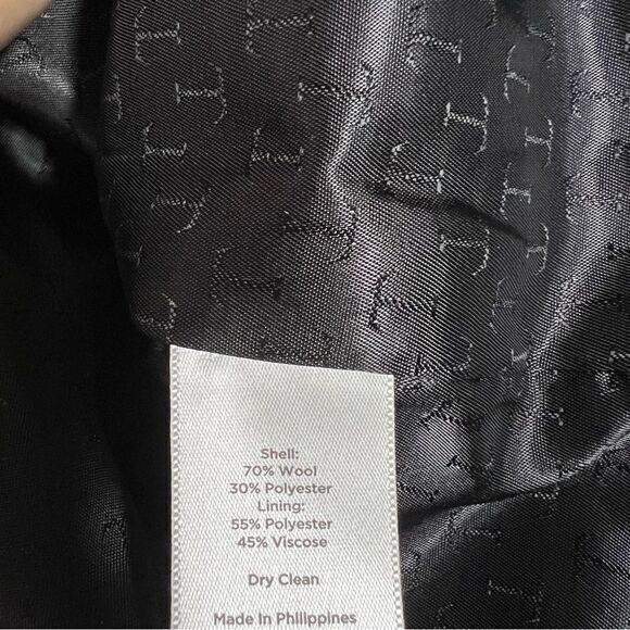 Talbots Black White Double Button Blazer Suit Jacket Womens‎ Size 6 - Picture 5 of 6